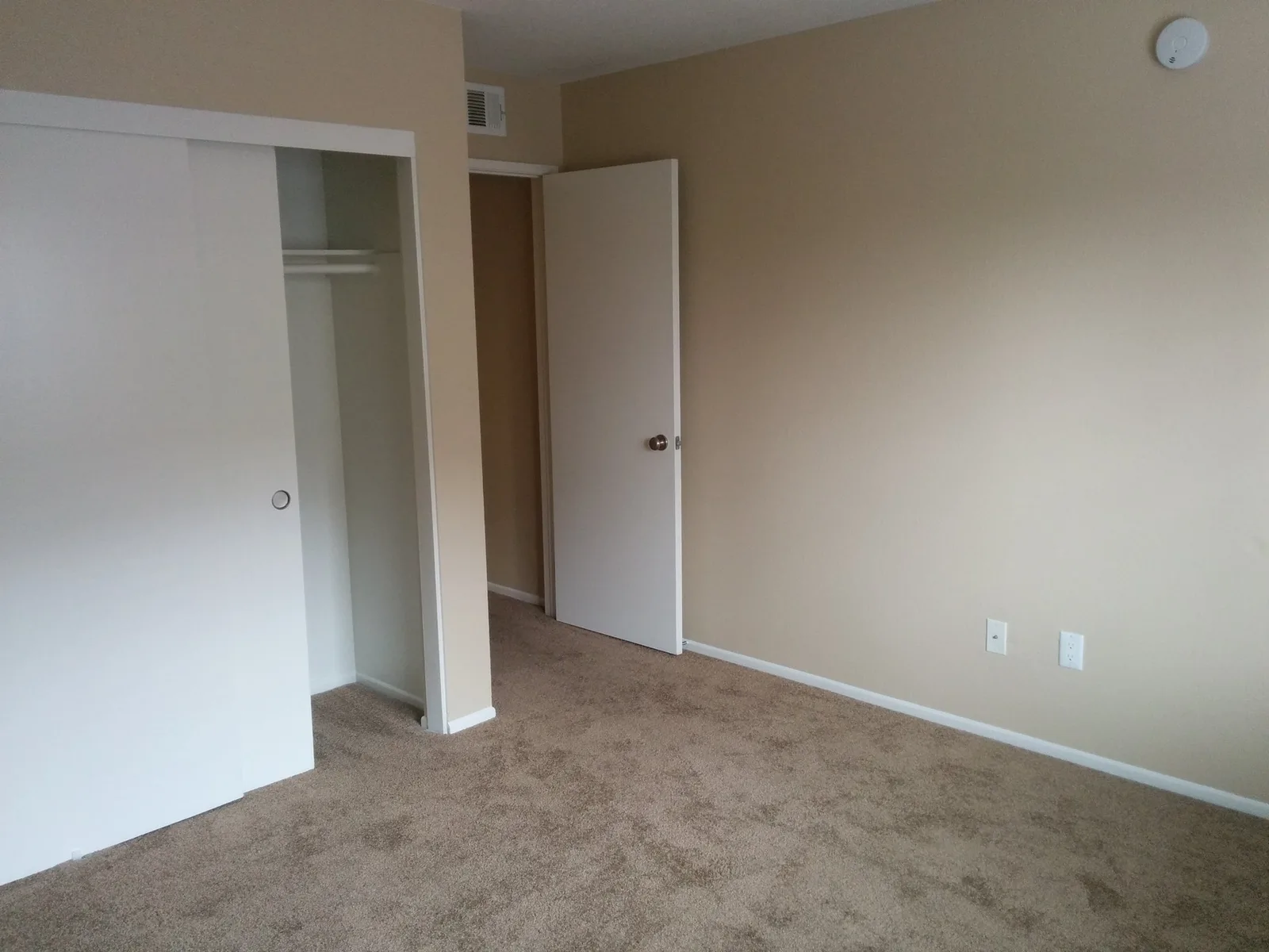 Bedroom source image before the documented staging test